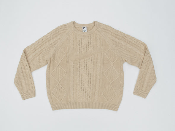 Nike Life Cable Knit Sweater 'Rattan'