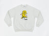 Butter Goods x Smurfs Harmony Crewneck Sweatshirt 'Ash Grey'
