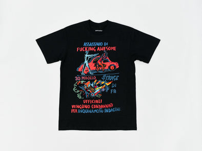Fucking Awesome Car Explosion Tee 'Black'