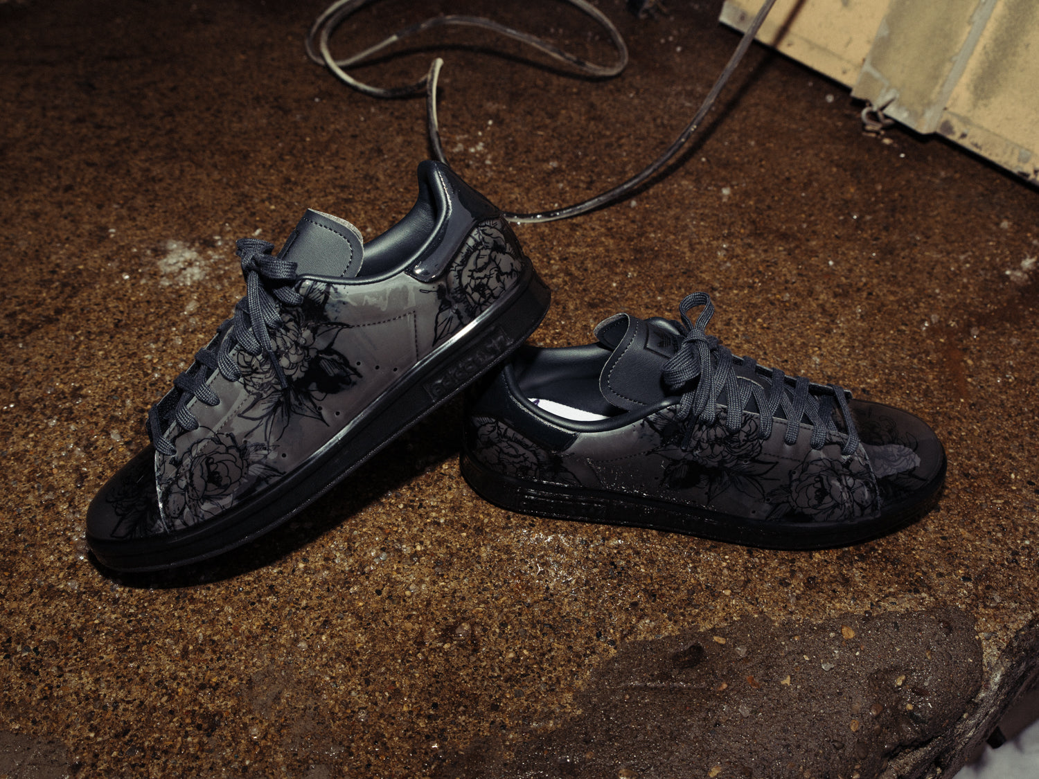 Black adidas Stan Smith Shoes