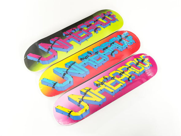 UNheardof Shattered Logo Skateboard Deck