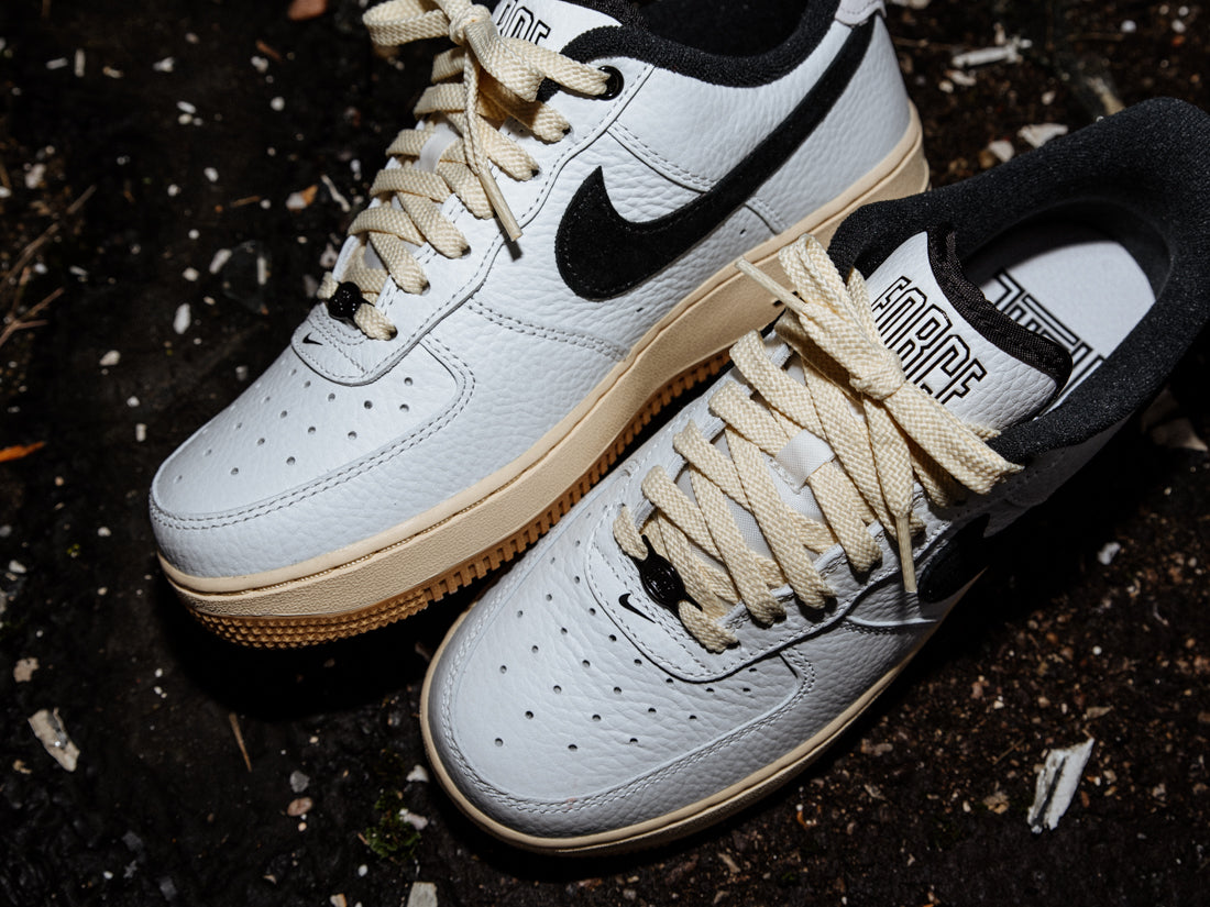 Nike Air Force 1 Womens LX Summit White/Black-Muslin