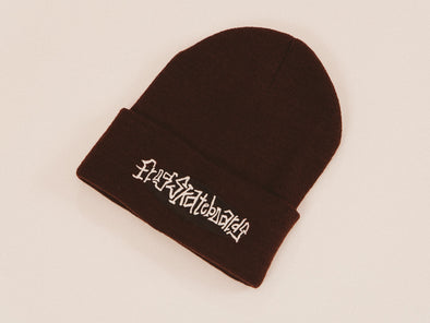 Frog Oval Beanie 'Brown'