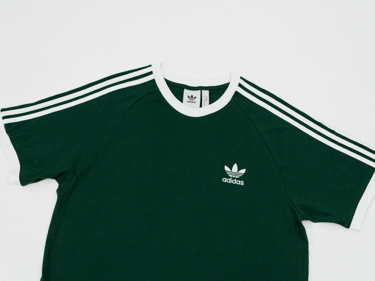 Disminución Imitación Por Adidas 3 Stripe T-Shirt 'Dark Green' – Unheardof Brand