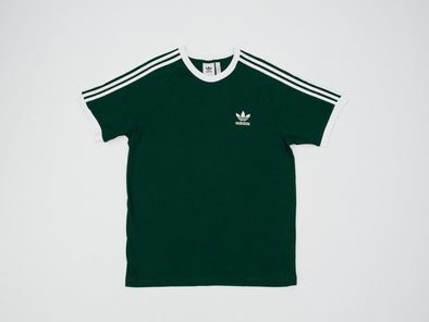Adidas 3 Stripe T-Shirt 'Dark Green'
